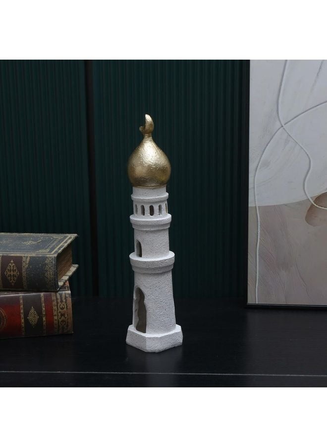 Islamic Cultural Decor Collection - Handcrafted Resin Mosque Models  Tower Ornaments for Home/Office Display Decoration (Tower) - Image 4